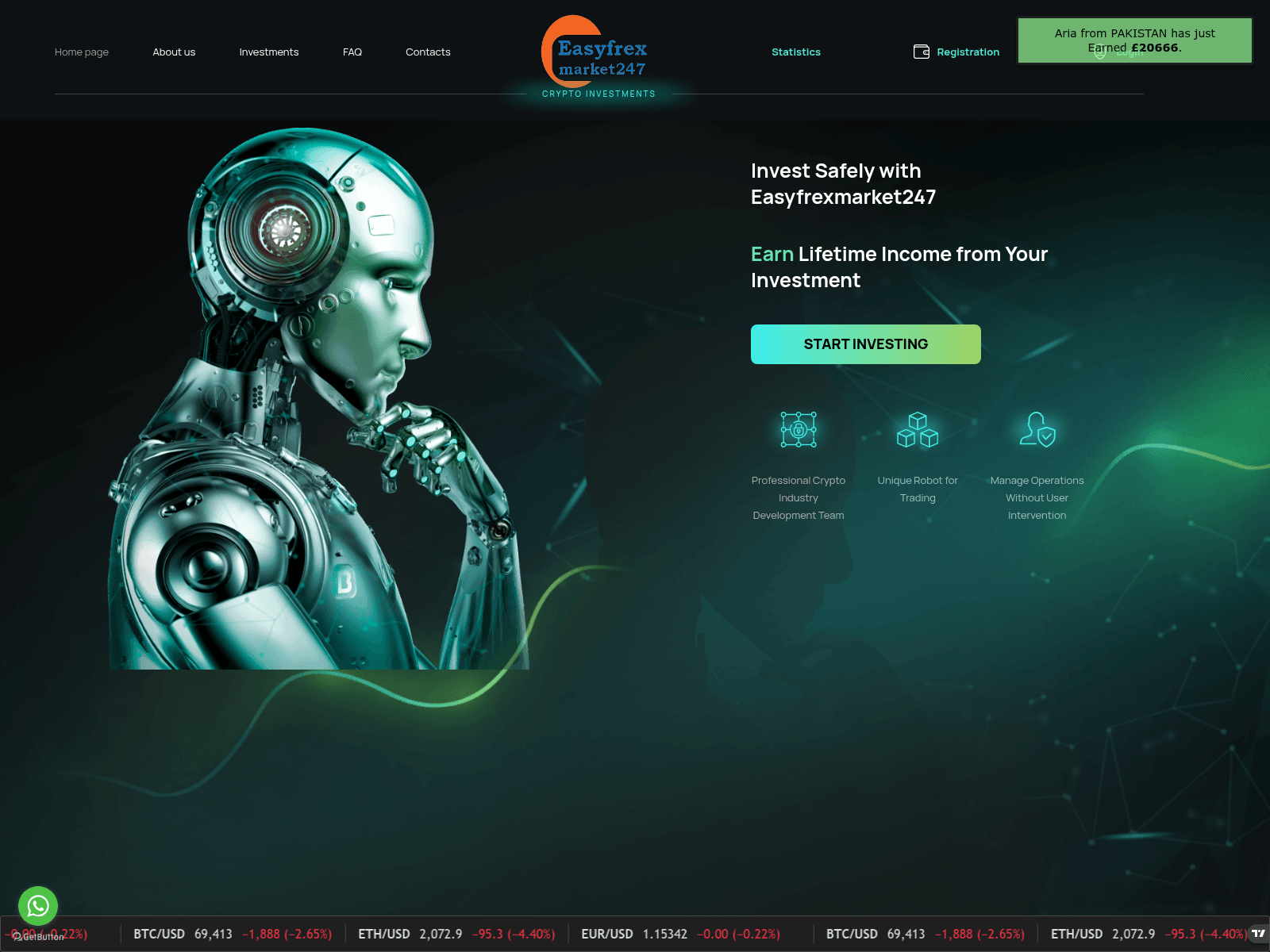 Screenshot of easyfrexmarket247.com