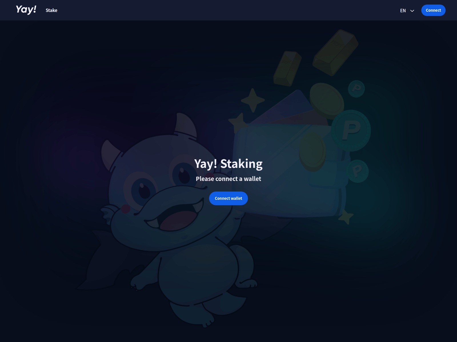 Screenshot of staking-yayspace.pages.dev