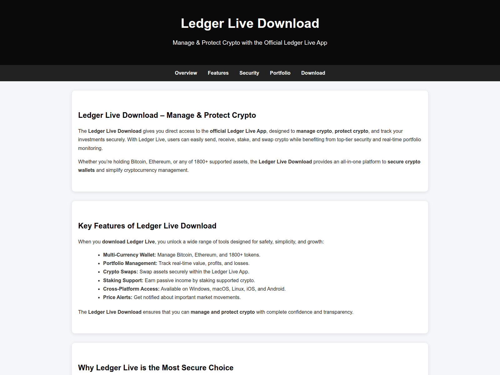 Screenshot of ledger-livewallet-en.pages.dev