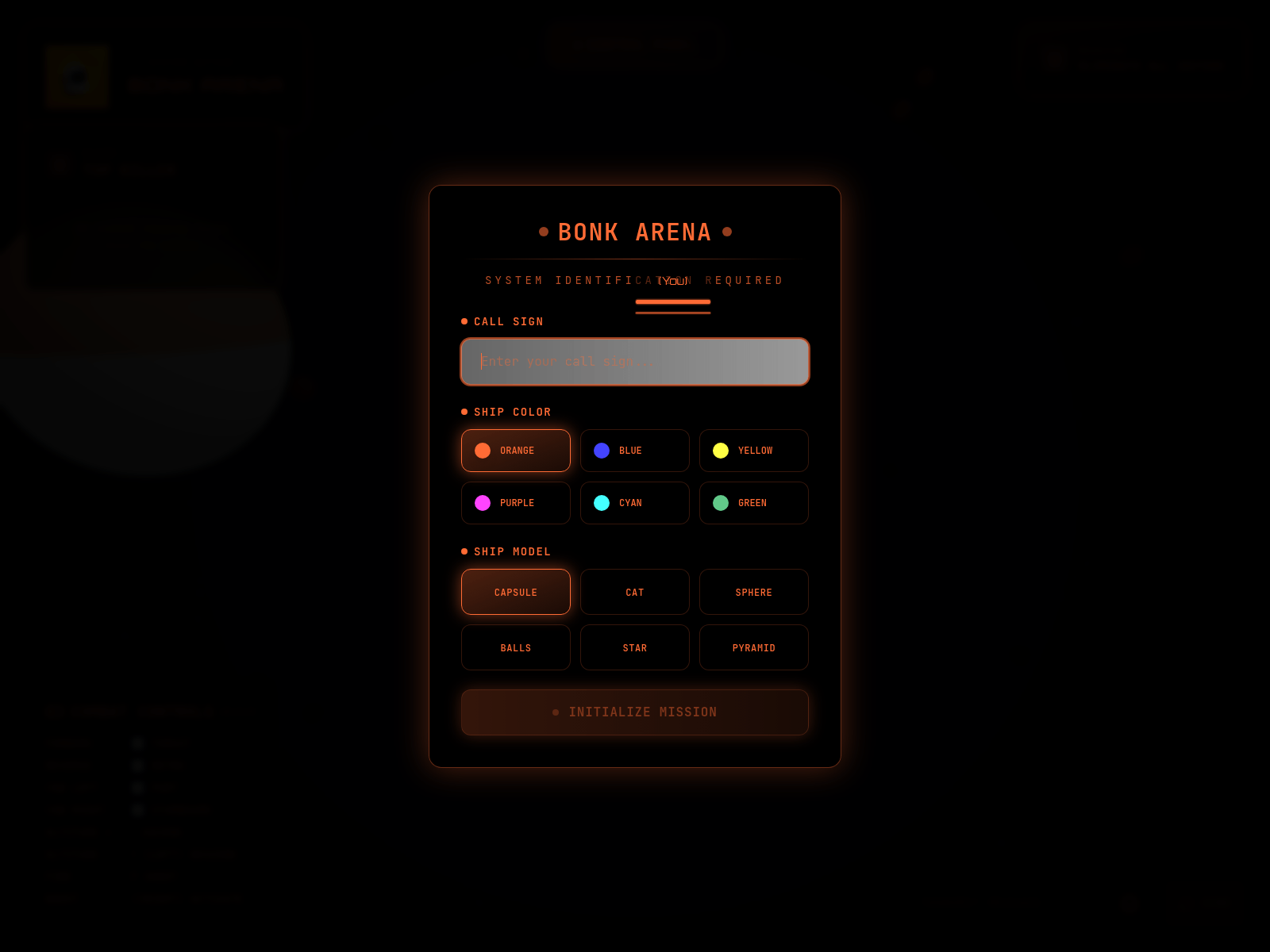 Forensic screenshot of bonk-arena.fun