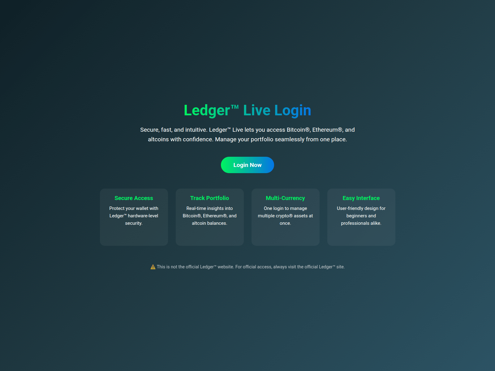 Forensic screenshot of en-ledgr-login-live.pages.dev