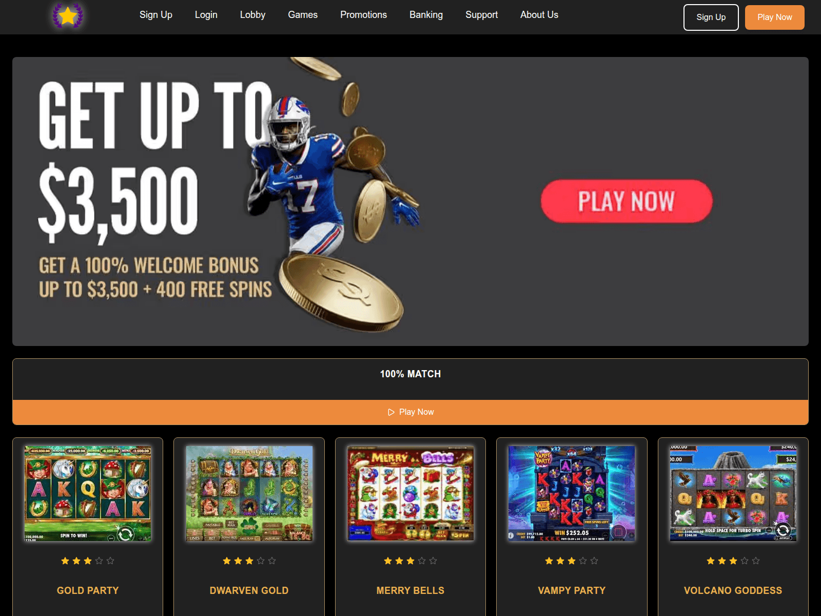 Screenshot of grandroyalwolinakcasino.com