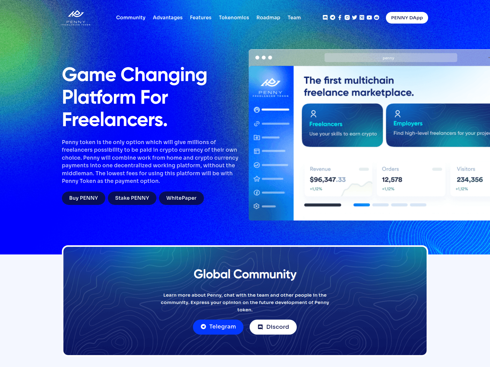 Forensic screenshot of pennyweb.pages.dev