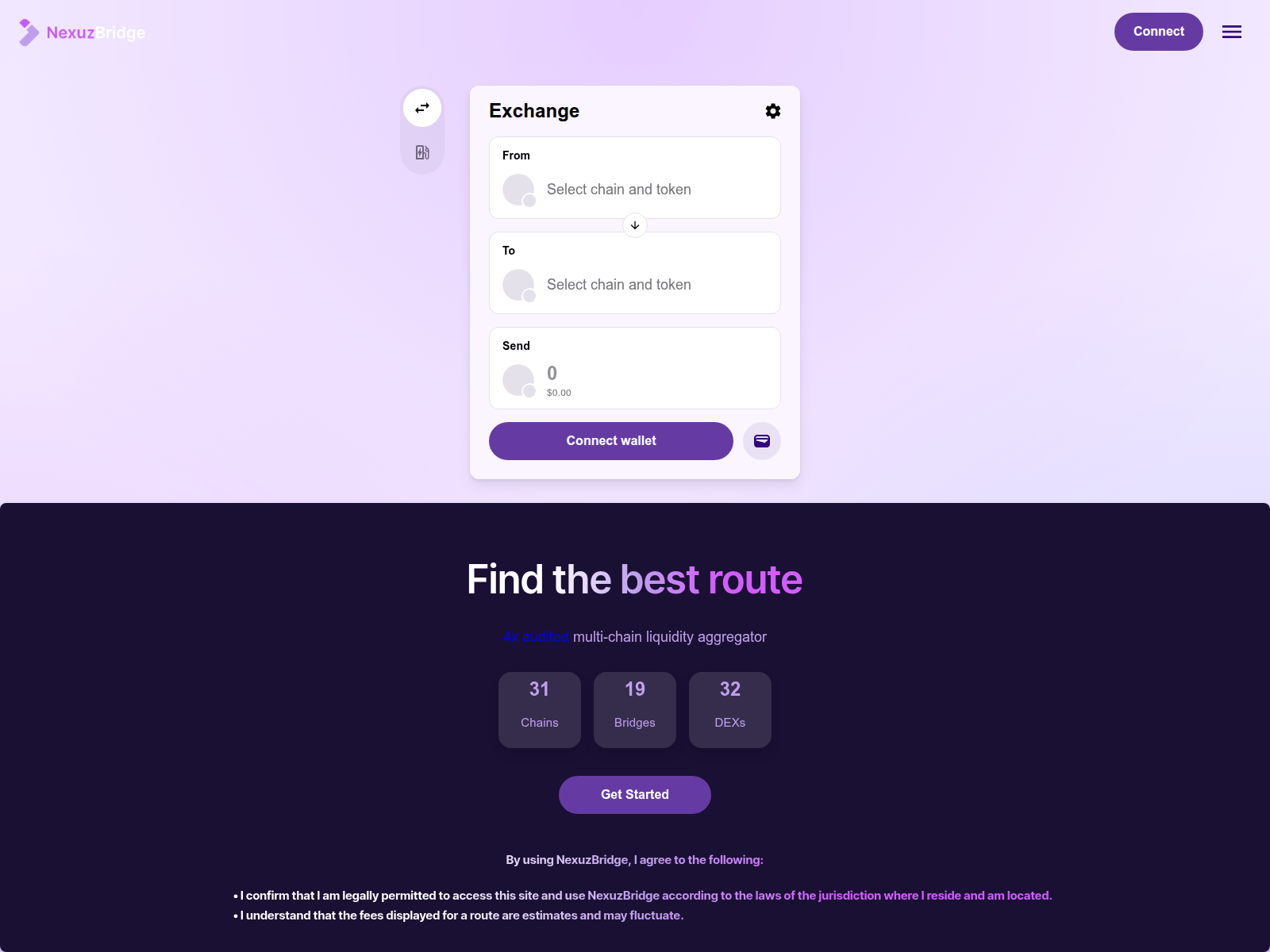 Forensic screenshot of nexuzbridge.app