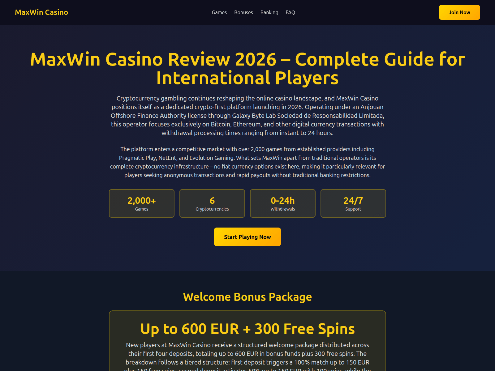 Forensic screenshot of maxwin-casino.app