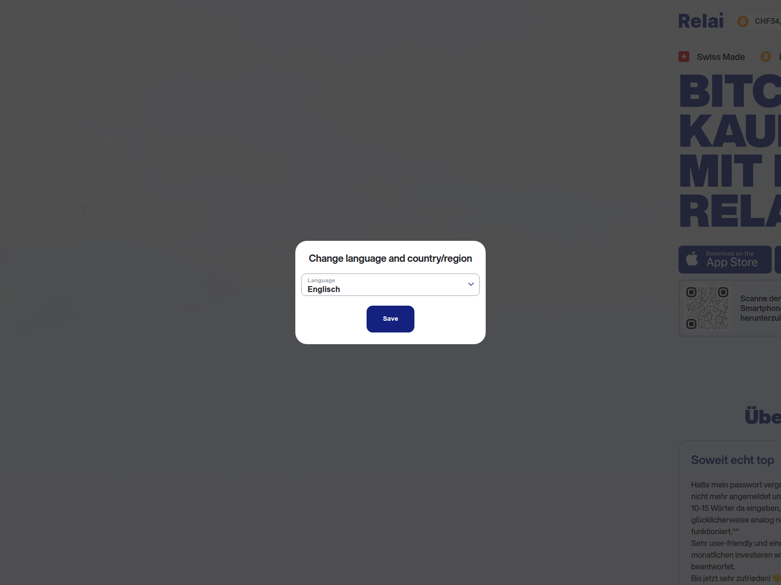 Screenshot of update-relai.app