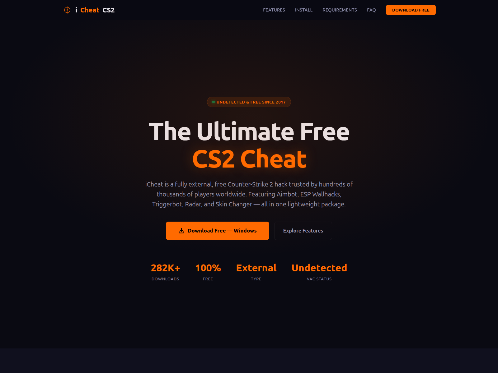Screenshot of icheat.app