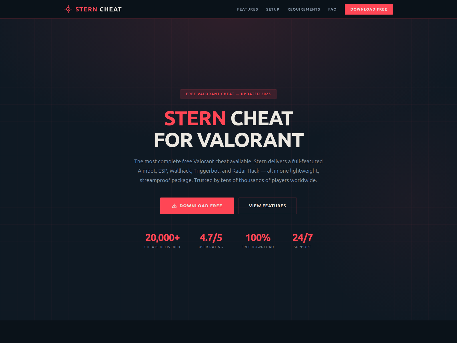Screenshot of sterncheat.app