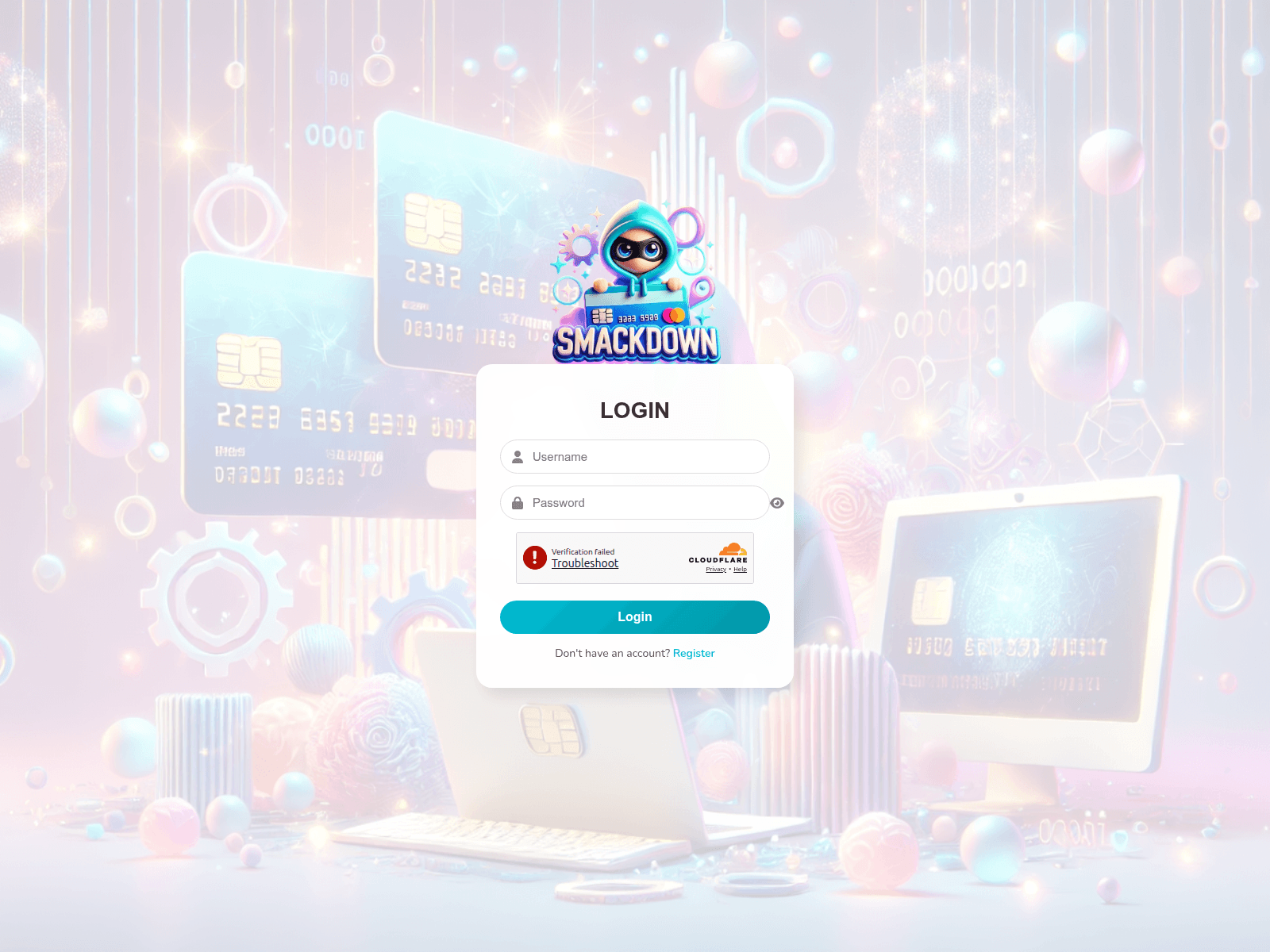 Screenshot of smackdowns.cc