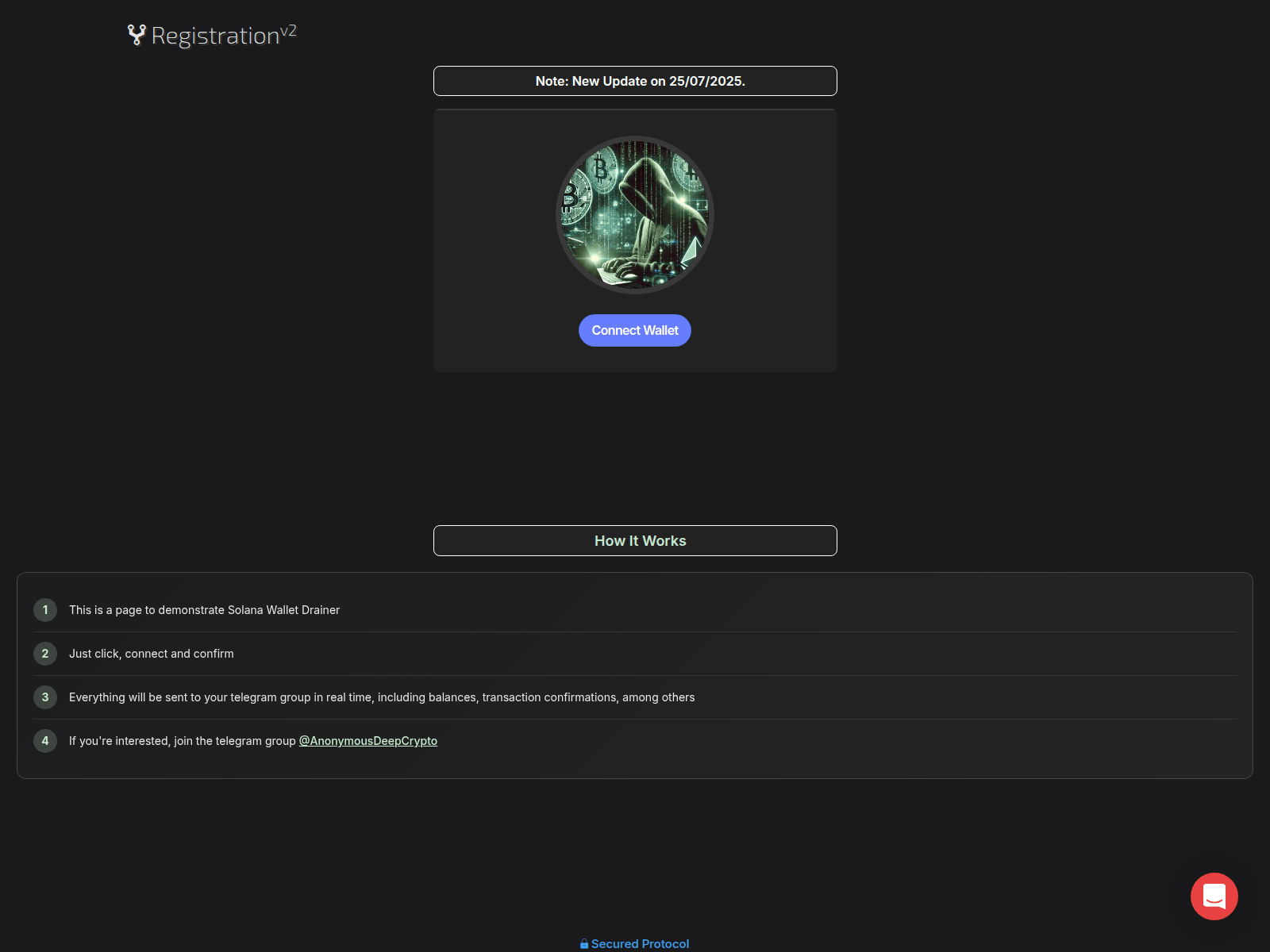 Screenshot of demoanondrain.com