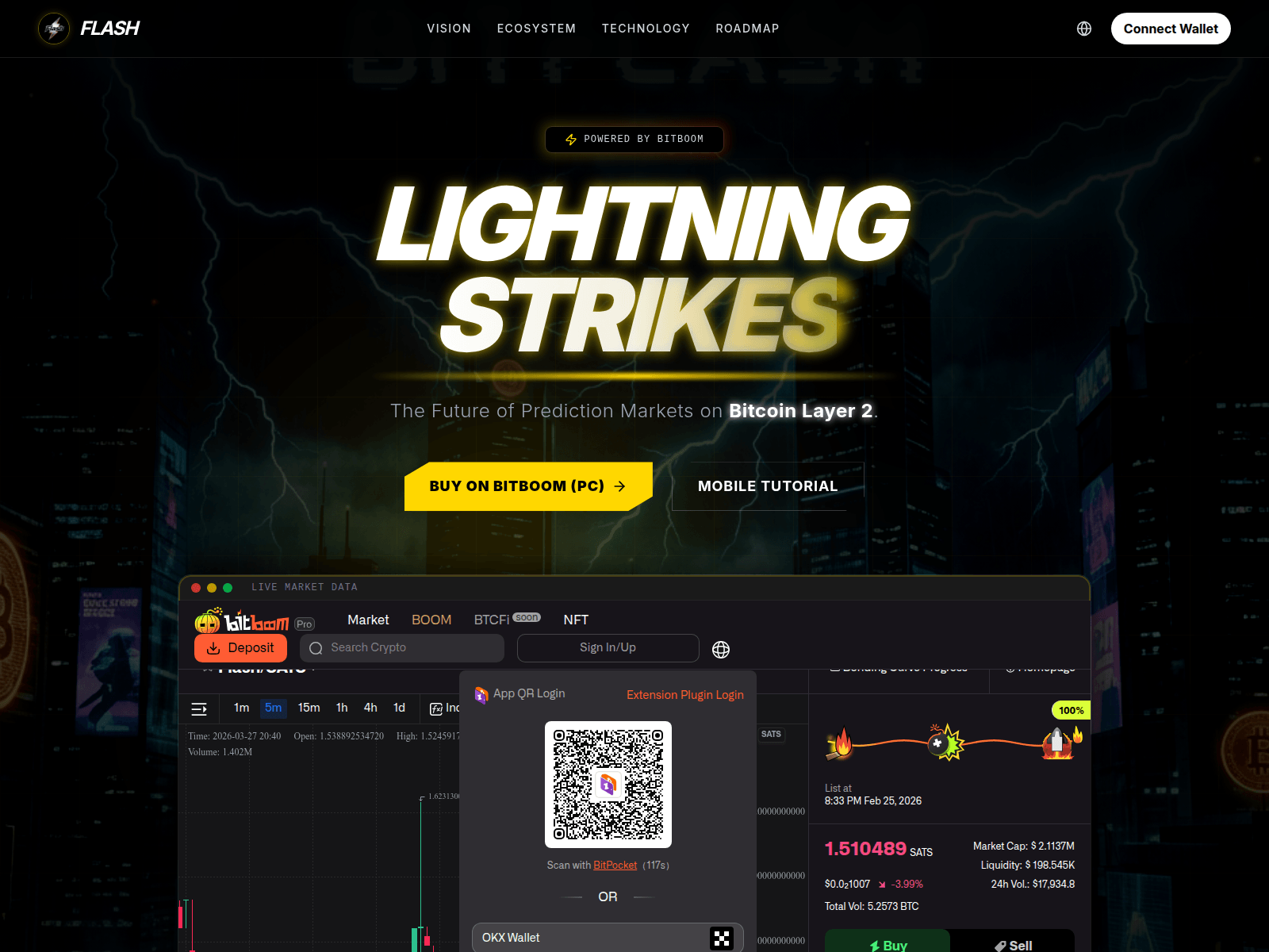 Screenshot of bitflash.pages.dev