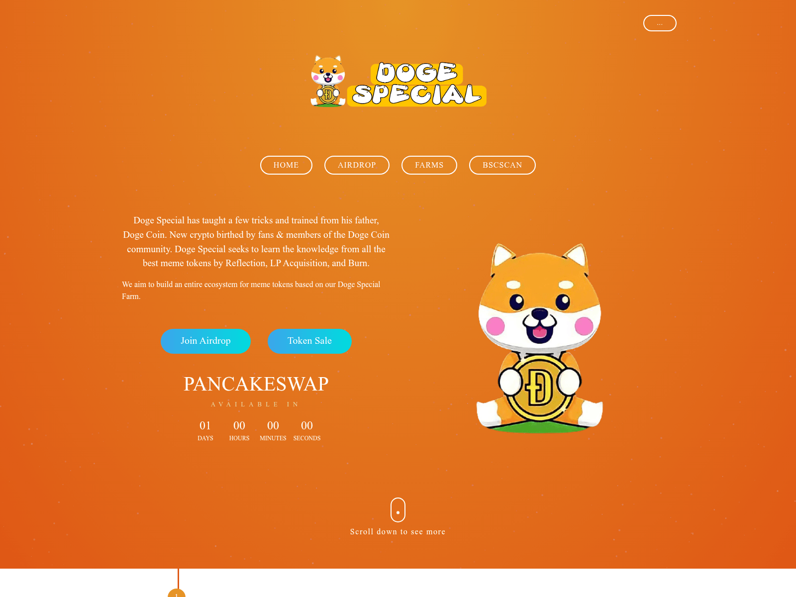 Forensic screenshot of dogespec1.pages.dev