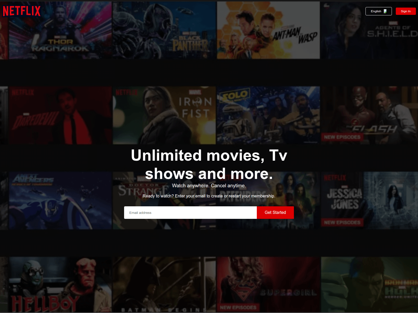 Screenshot of netflix-clone-two-sand.vercel.app