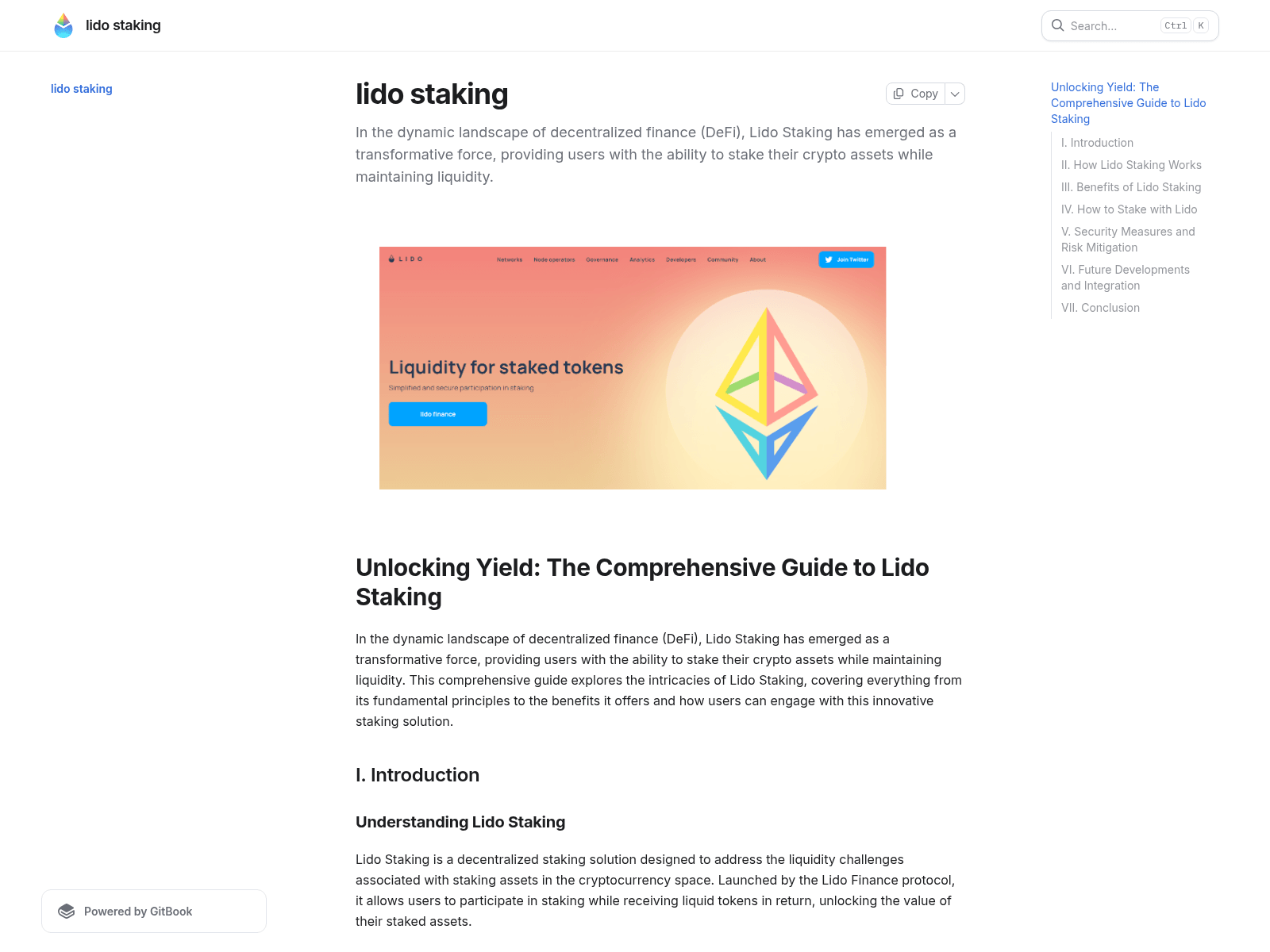 Screenshot of lidoedwokstaking.gitbook.io