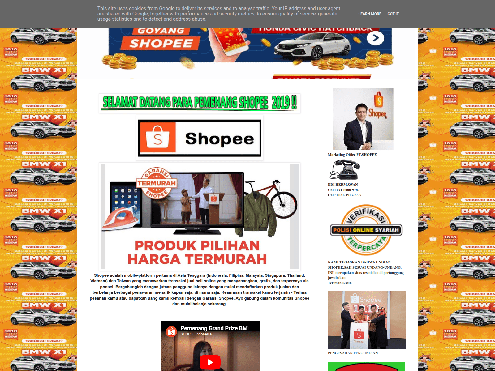 Screenshot of ptshopee2777.blogspot.com