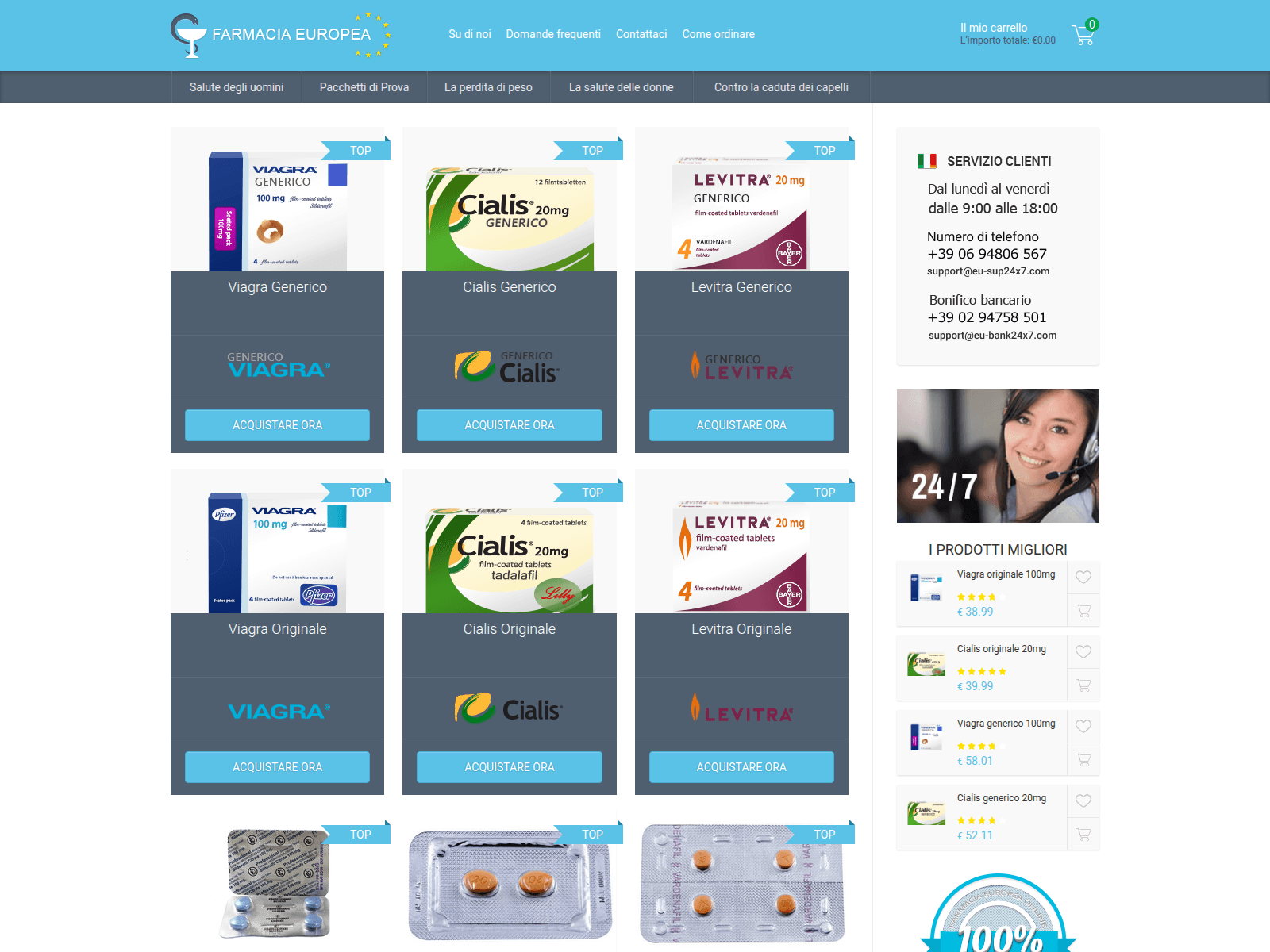 Screenshot of abfarmacia-europea.com