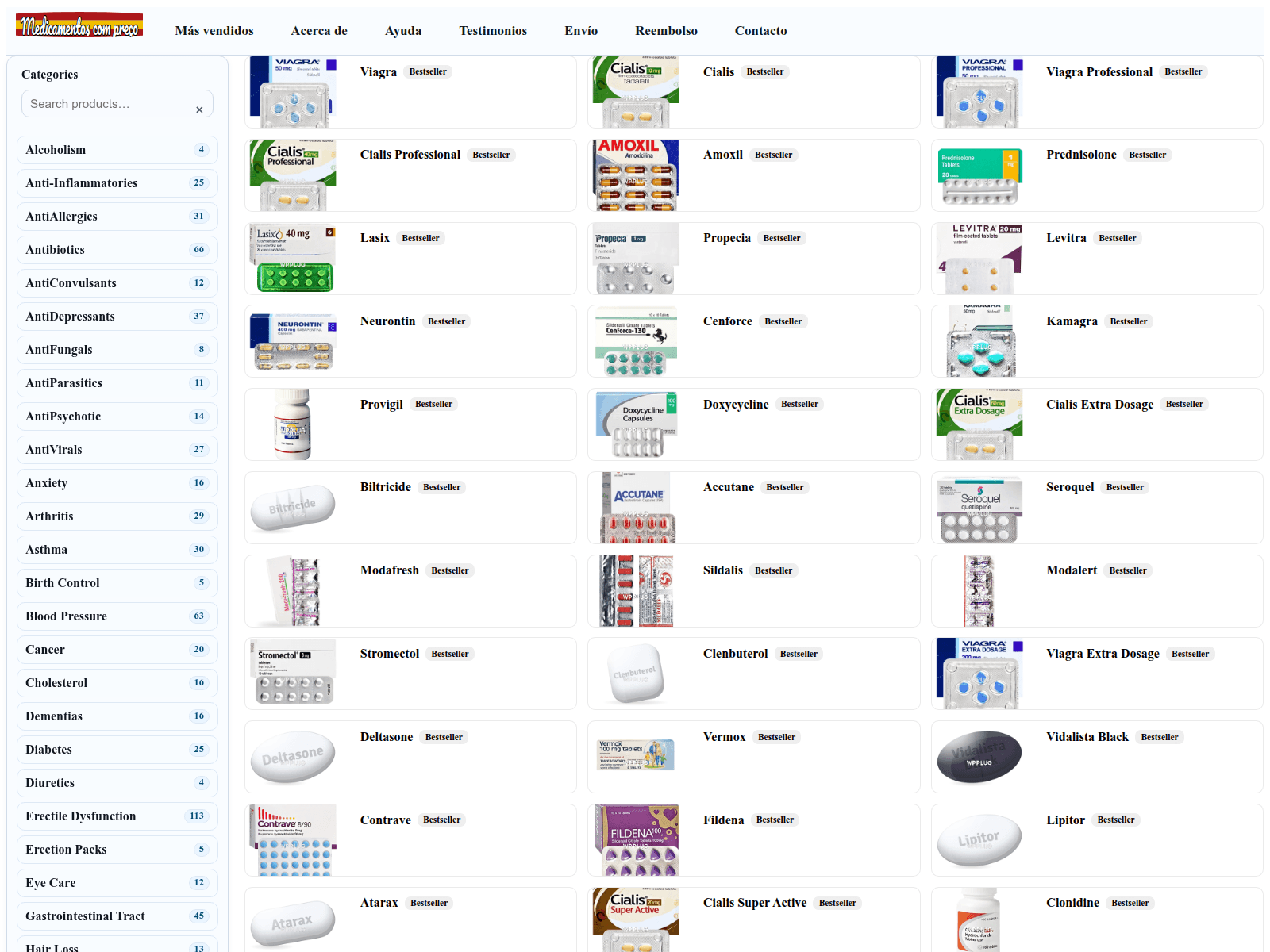 Forensic screenshot of medicamentoscompreco.com