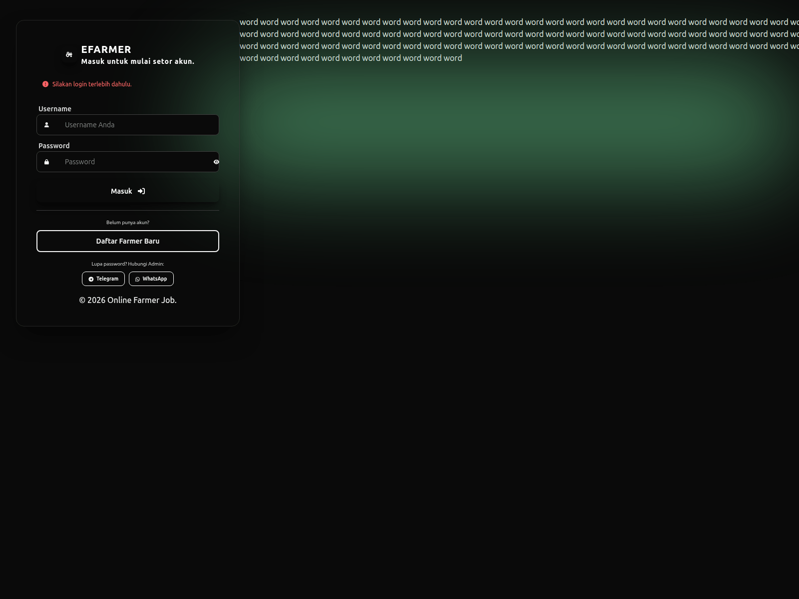 Screenshot of efarmer.site