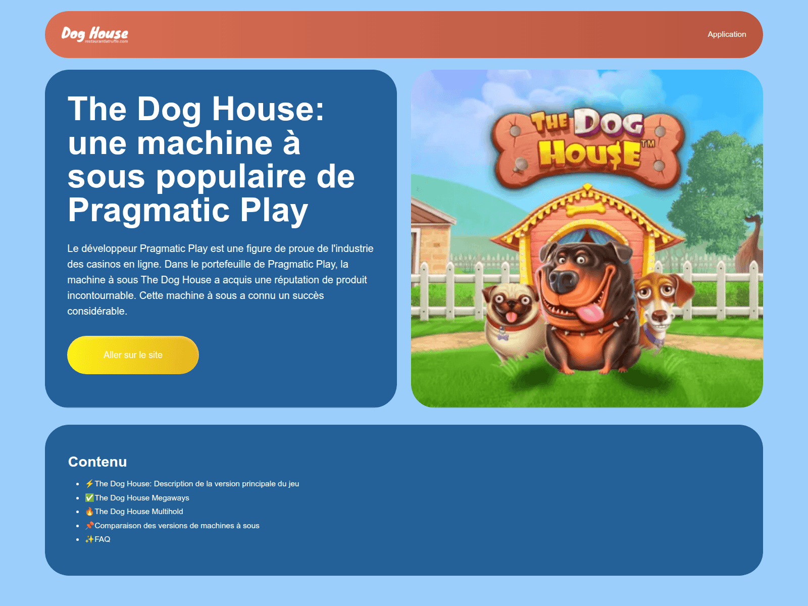 Forensic screenshot of restaurantlatruffe.com