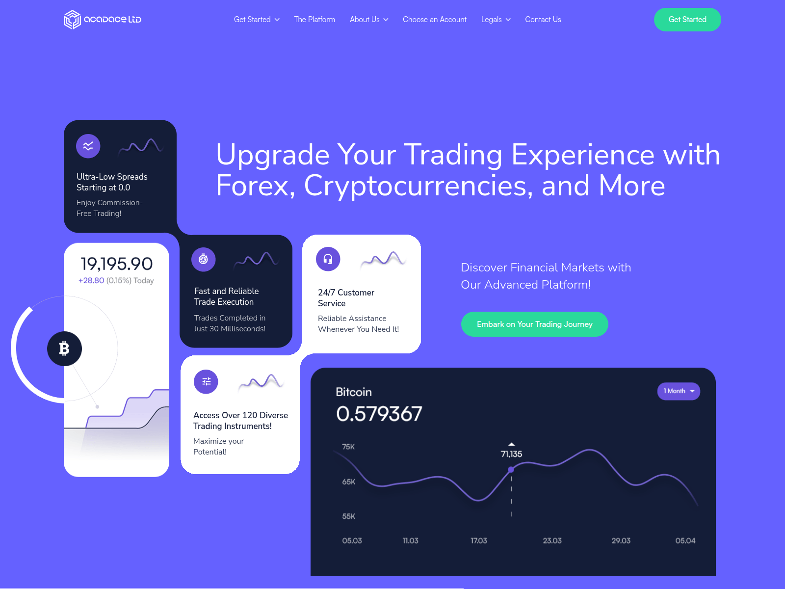 Forensic screenshot of acadaceltd.com
