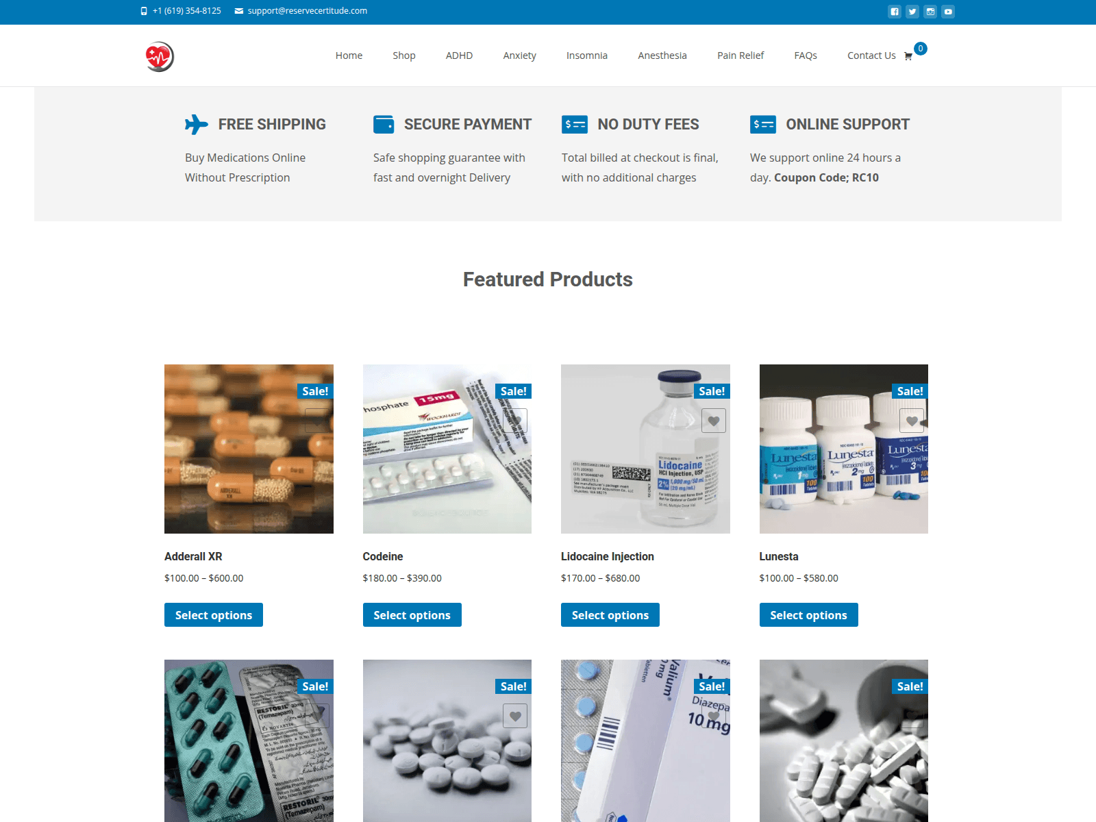 Forensic screenshot of reservecertitude.com