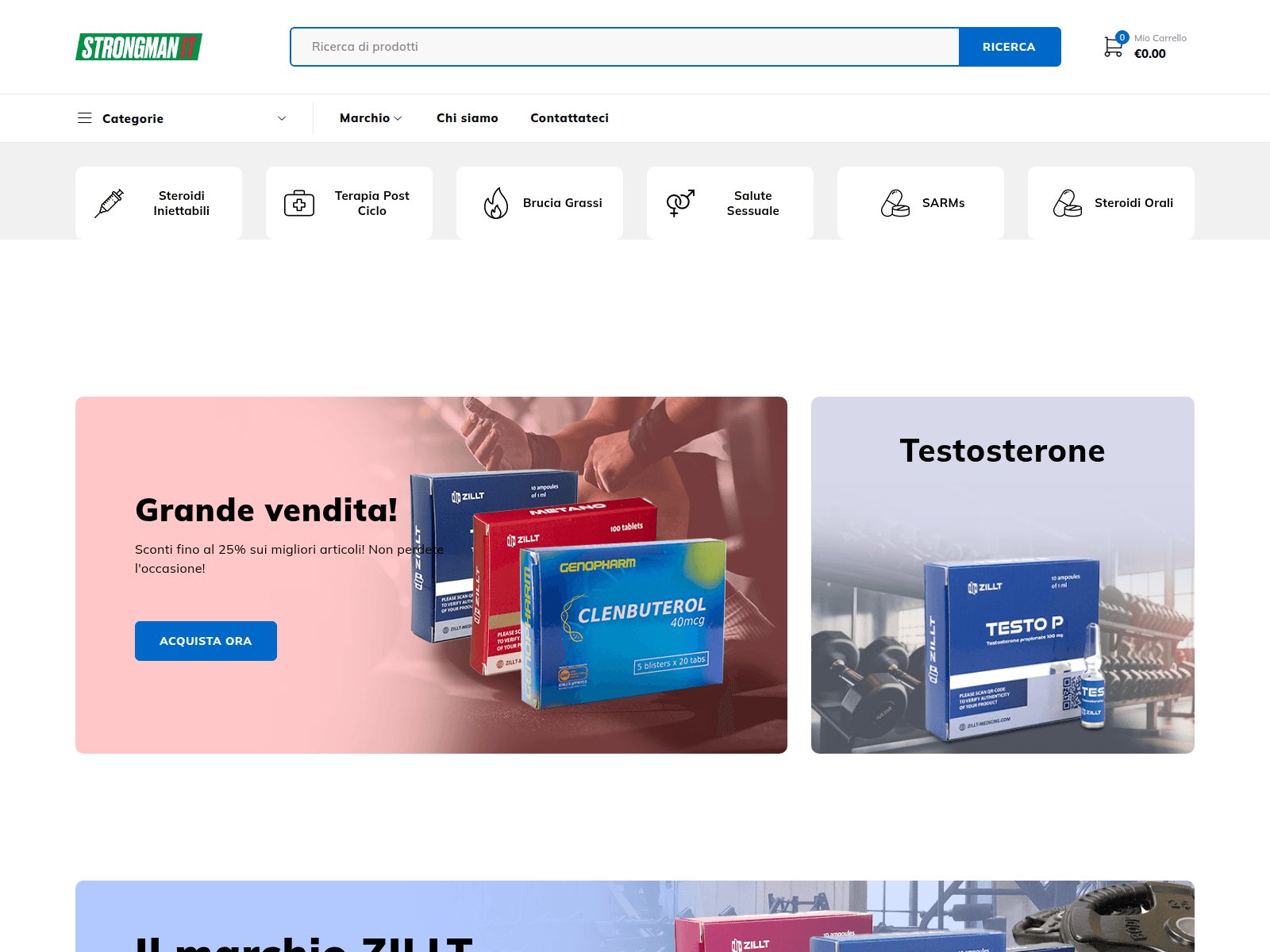 Screenshot of strongman-it.com
