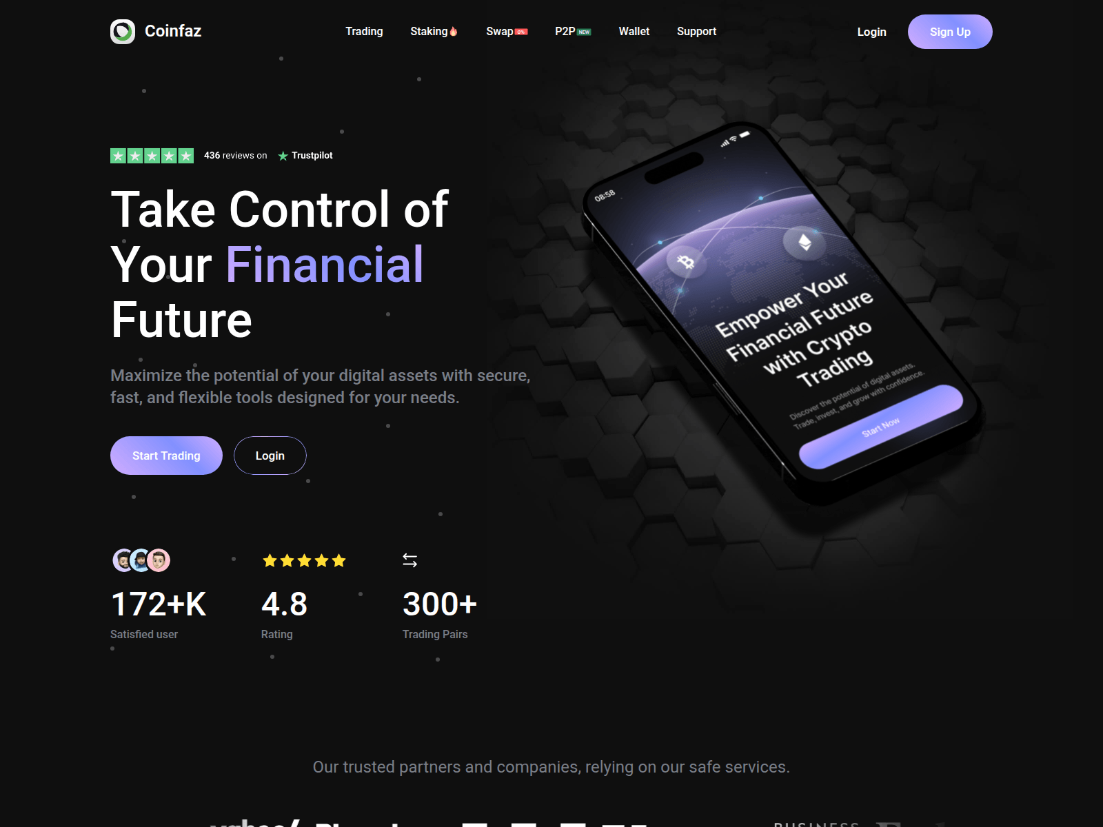 Forensic screenshot of coinfaz.com