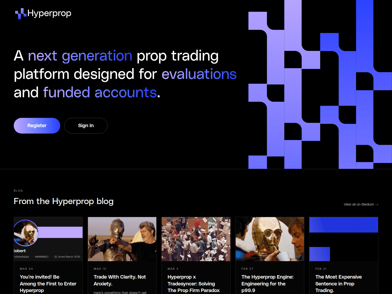 Forensic screenshot of www.hyperprop.com