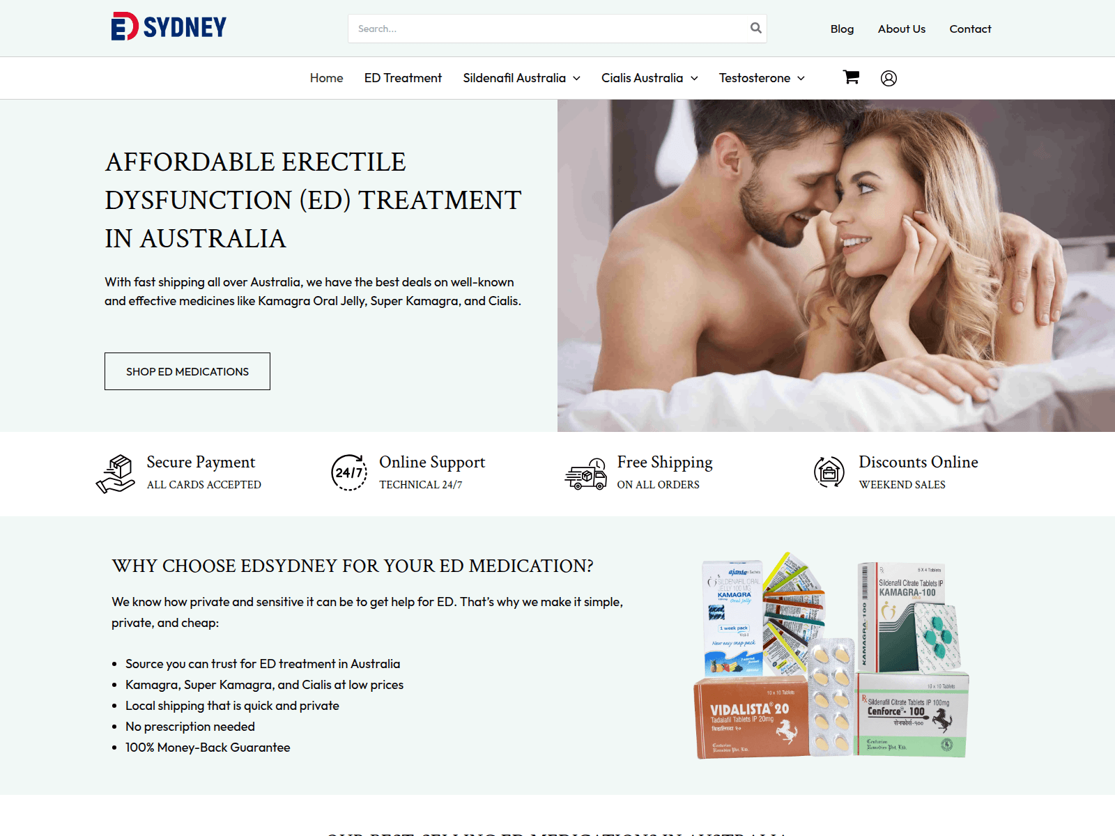 Screenshot of edsydney.com