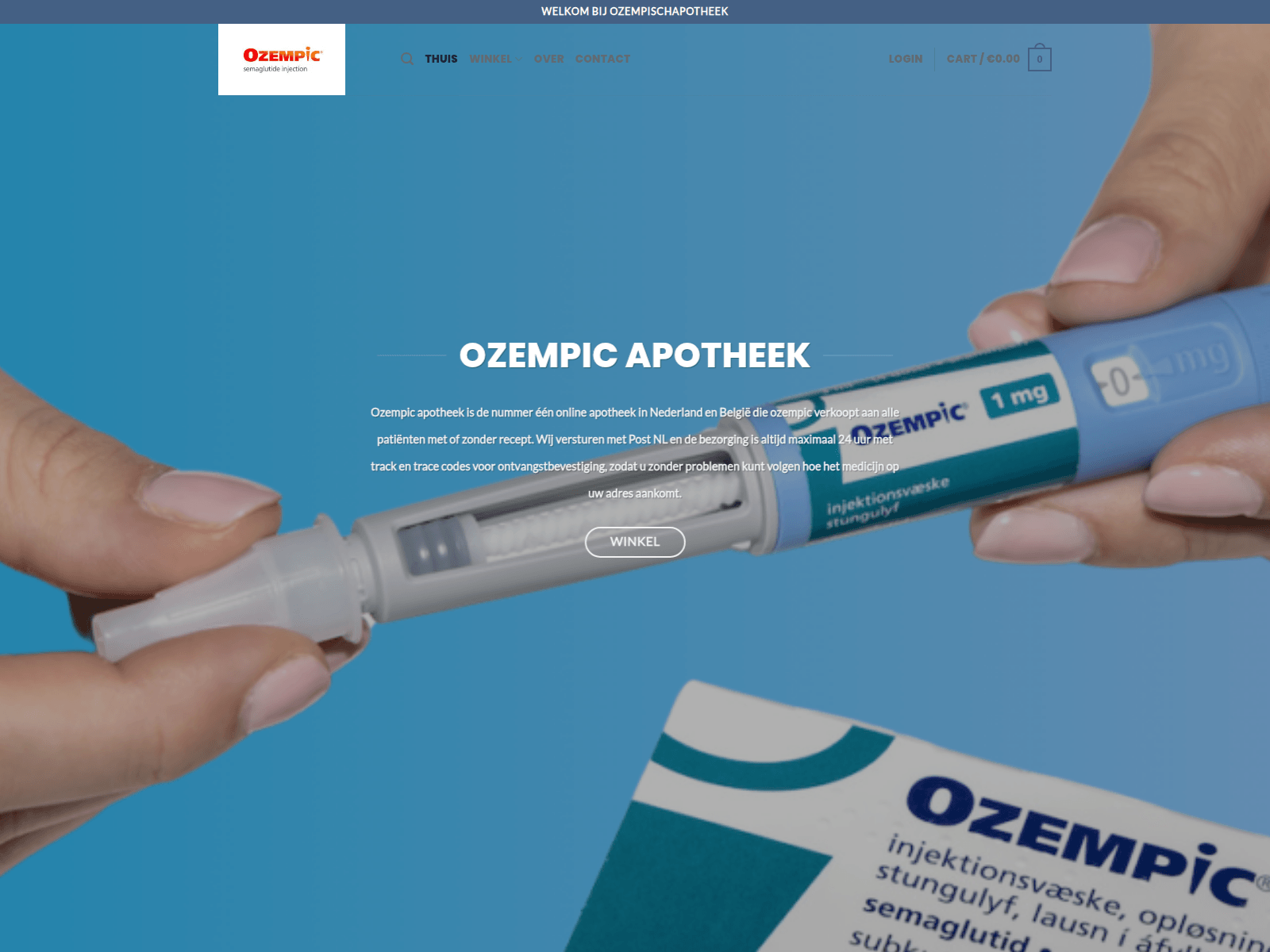 Screenshot of ozempischapotheek.com