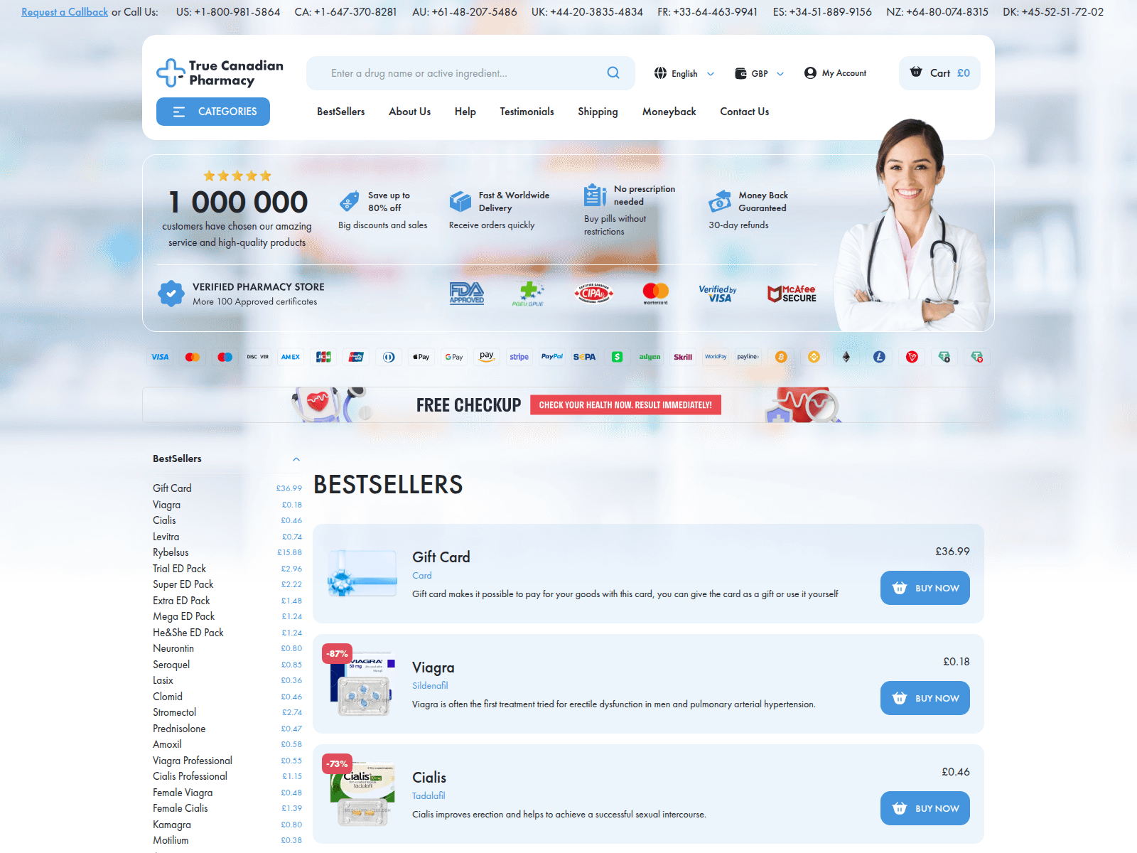 Forensic screenshot of selectshoppills.com