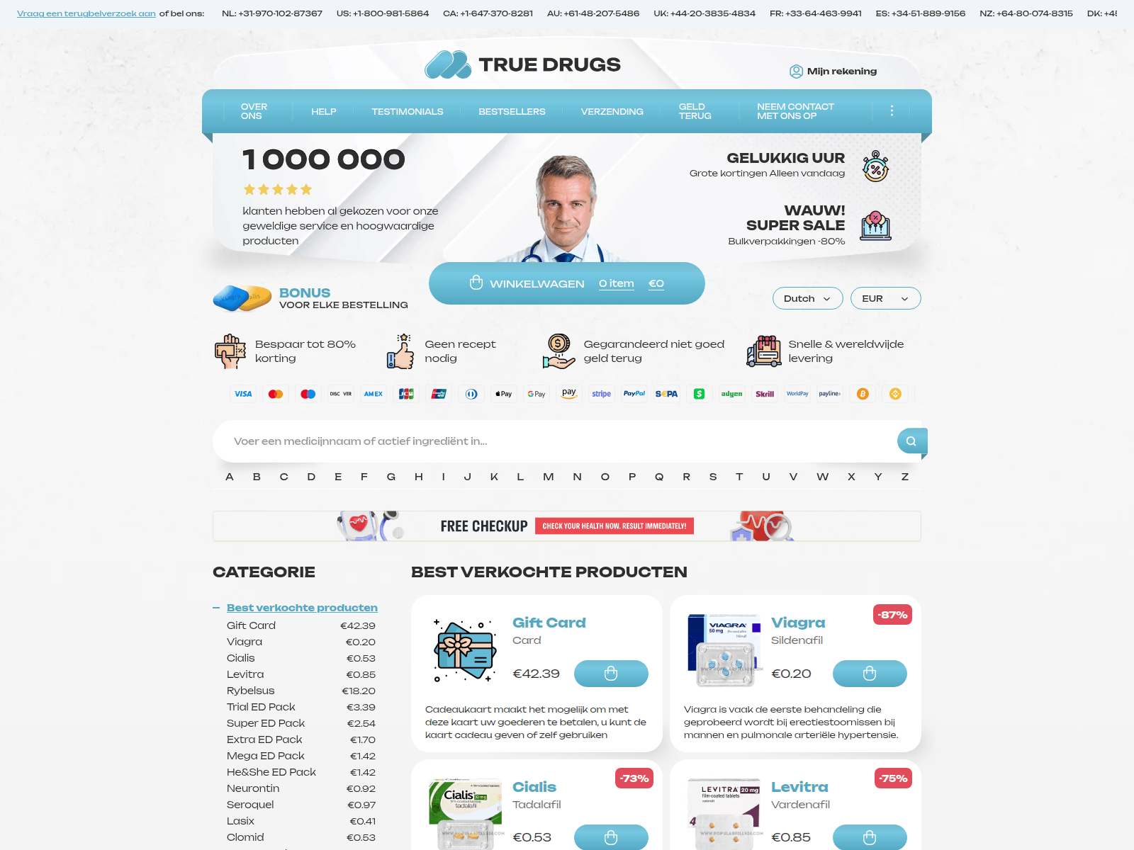 Forensic screenshot of popularpills24.com