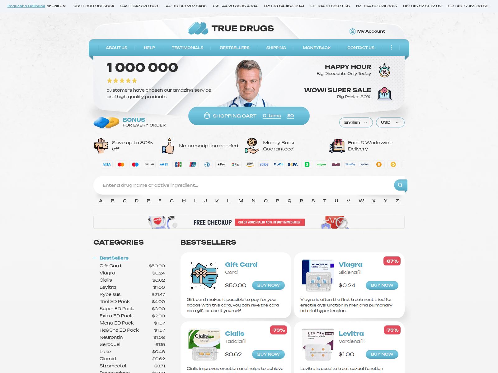 Screenshot of emrtrustpharm.com