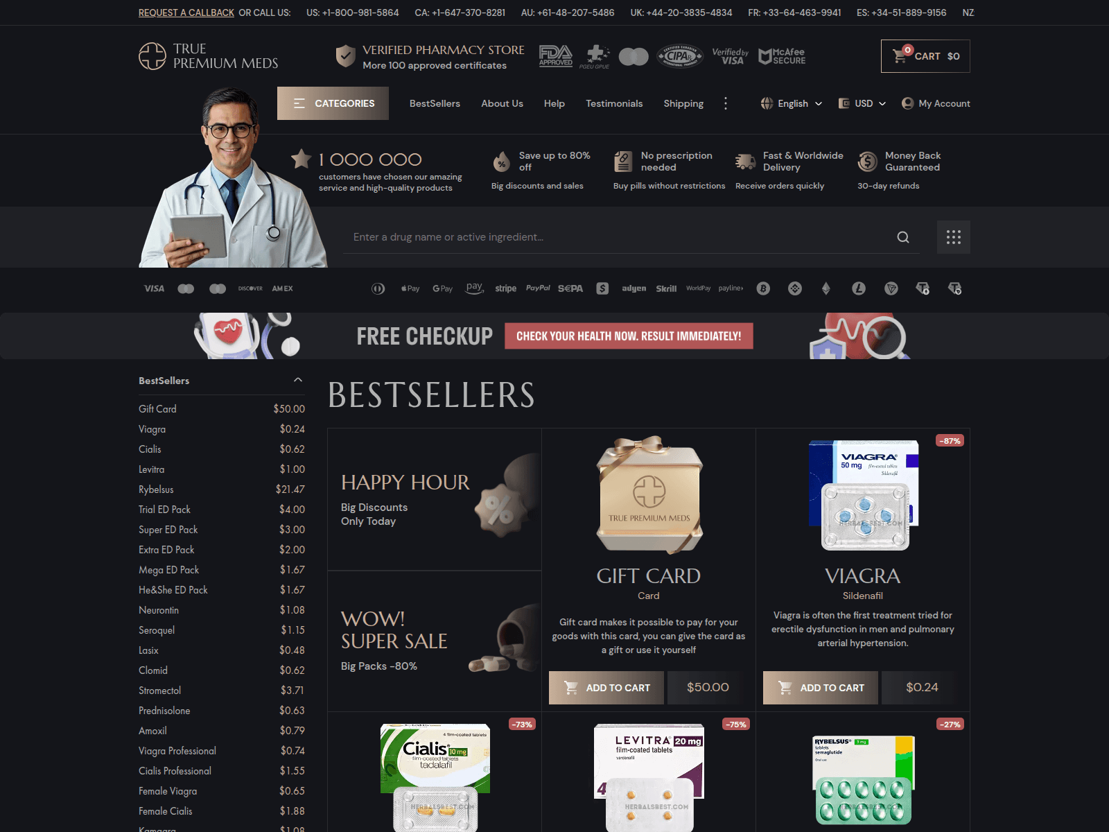 Screenshot of herbalsbest.com