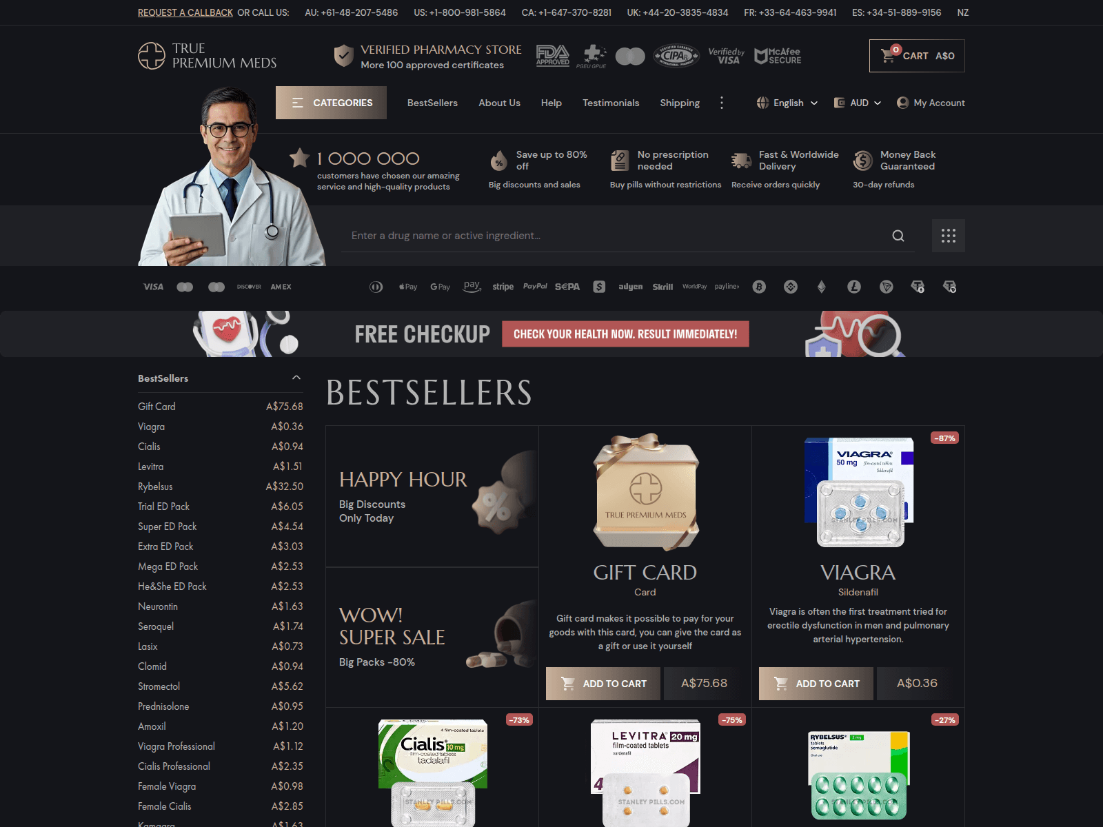 Screenshot of stanley-pills.com