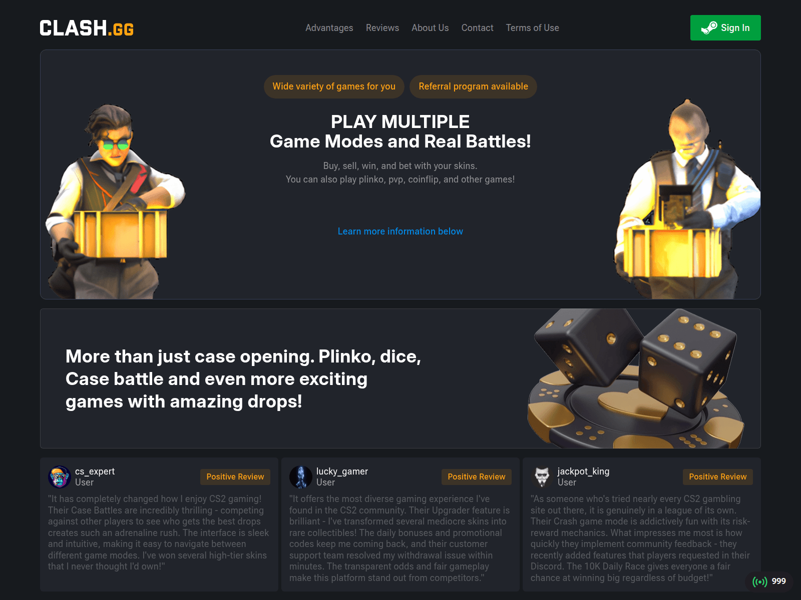Screenshot of clasmgg.com