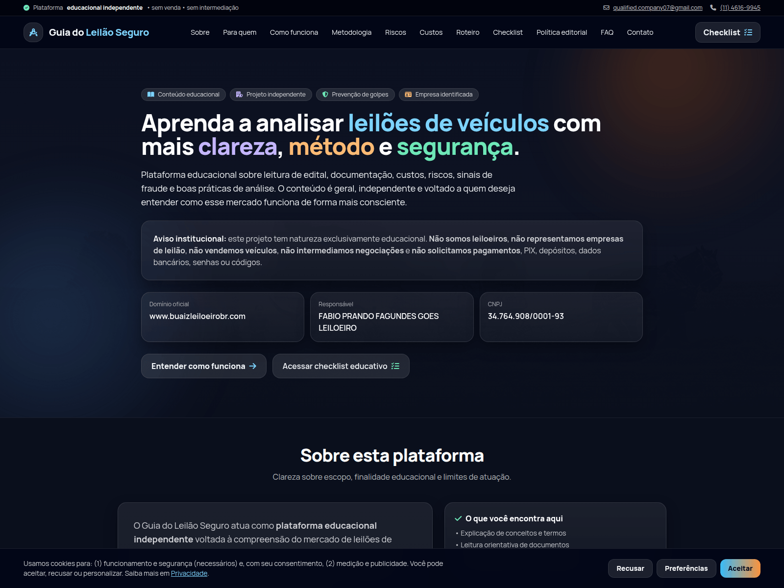Screenshot of buaizleiloeirobr.com