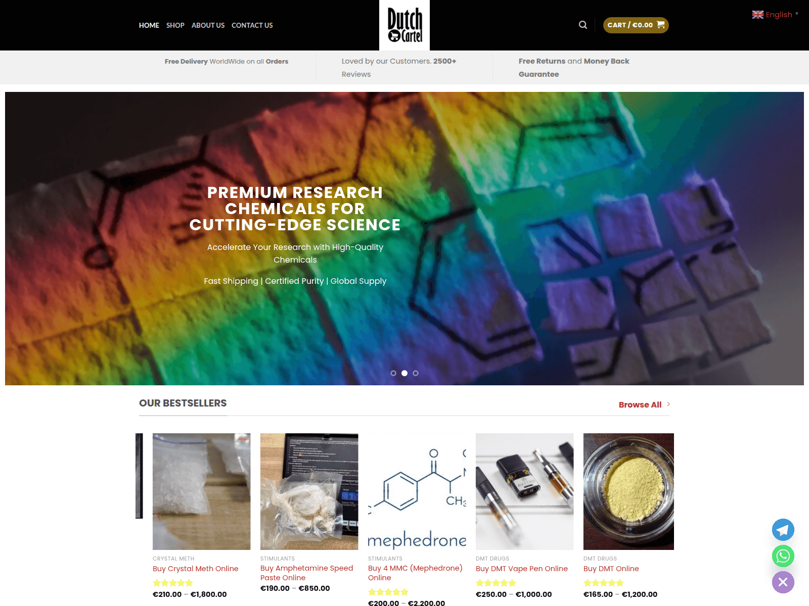 Screenshot of dutchcartel-eu.com