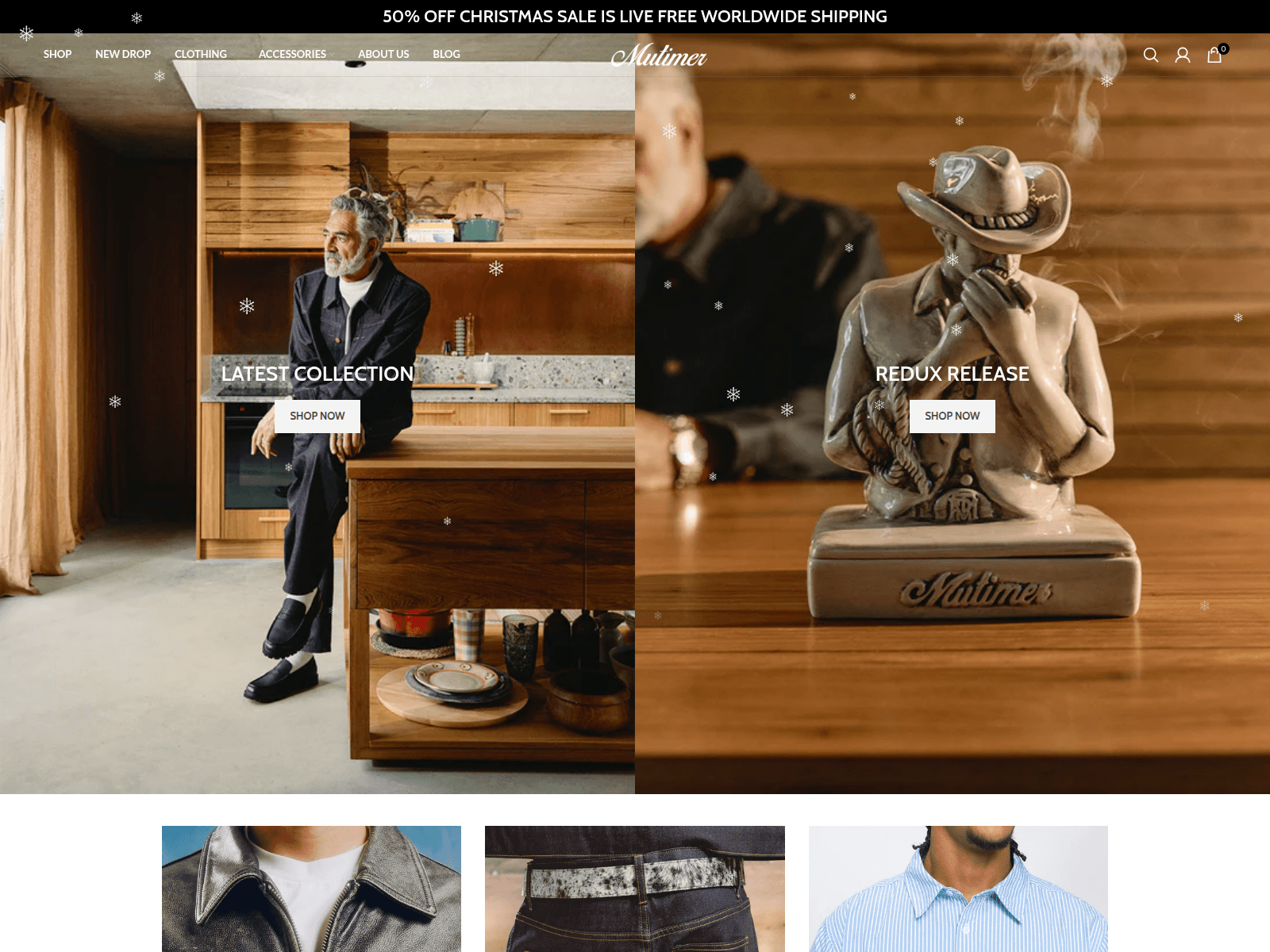 Screenshot of mutimershop.com