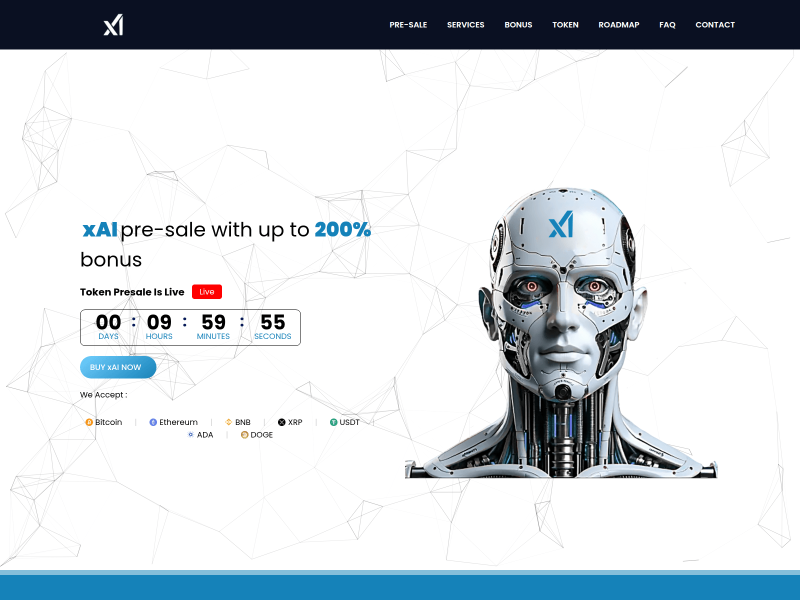 Screenshot of xa19ptoken.com