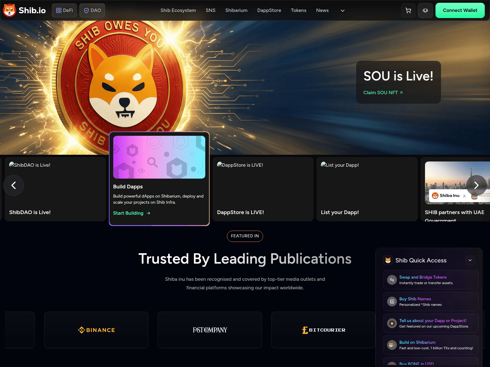 Screenshot of gainshib.com