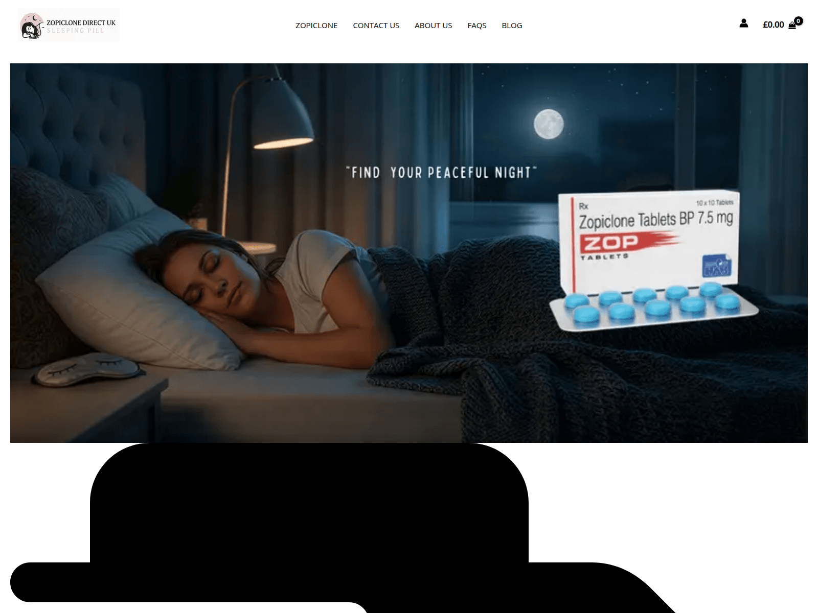 Screenshot of zopiclonedirect-uk.com