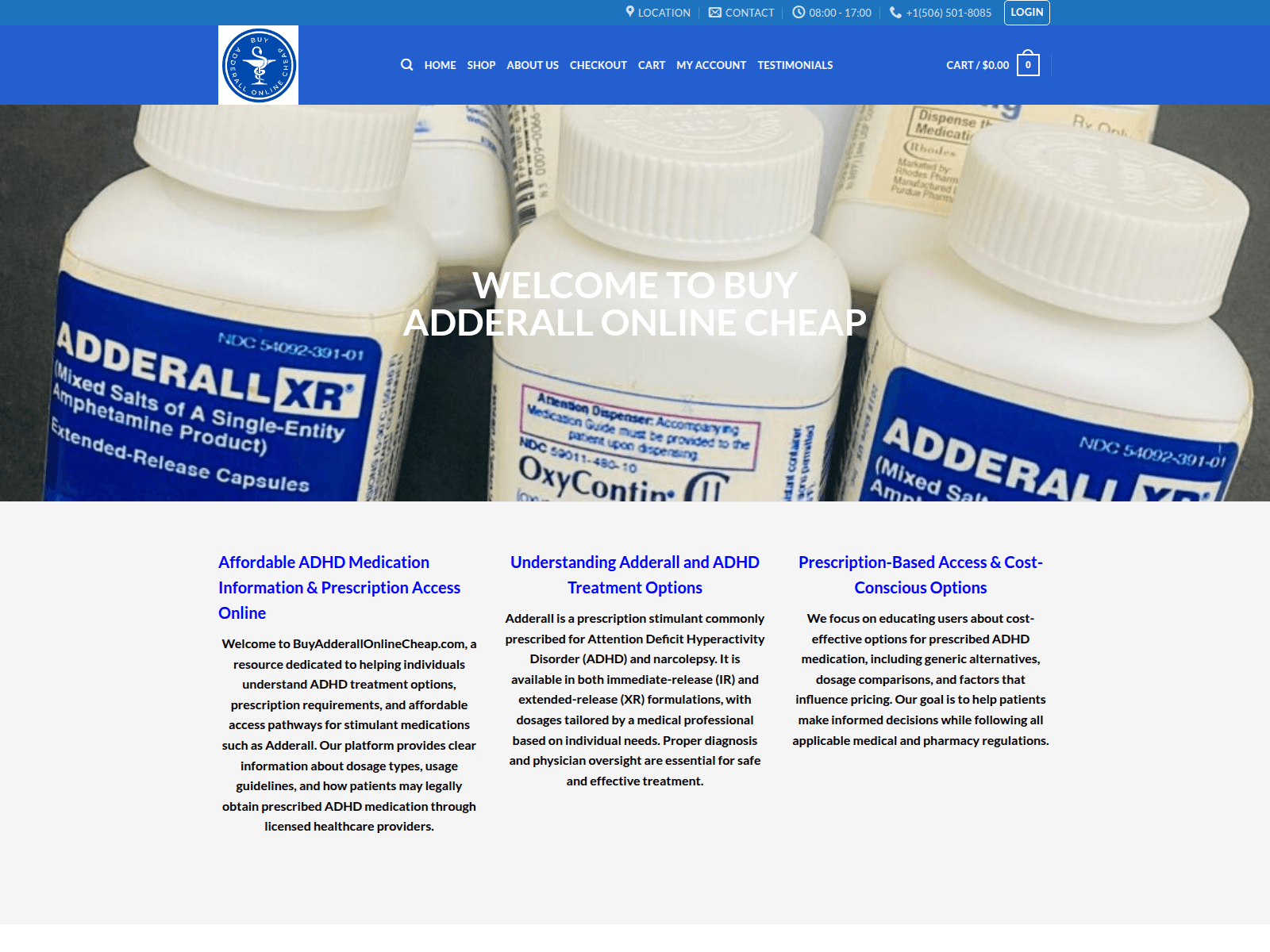 Screenshot of buyadderallonlinecheap.com