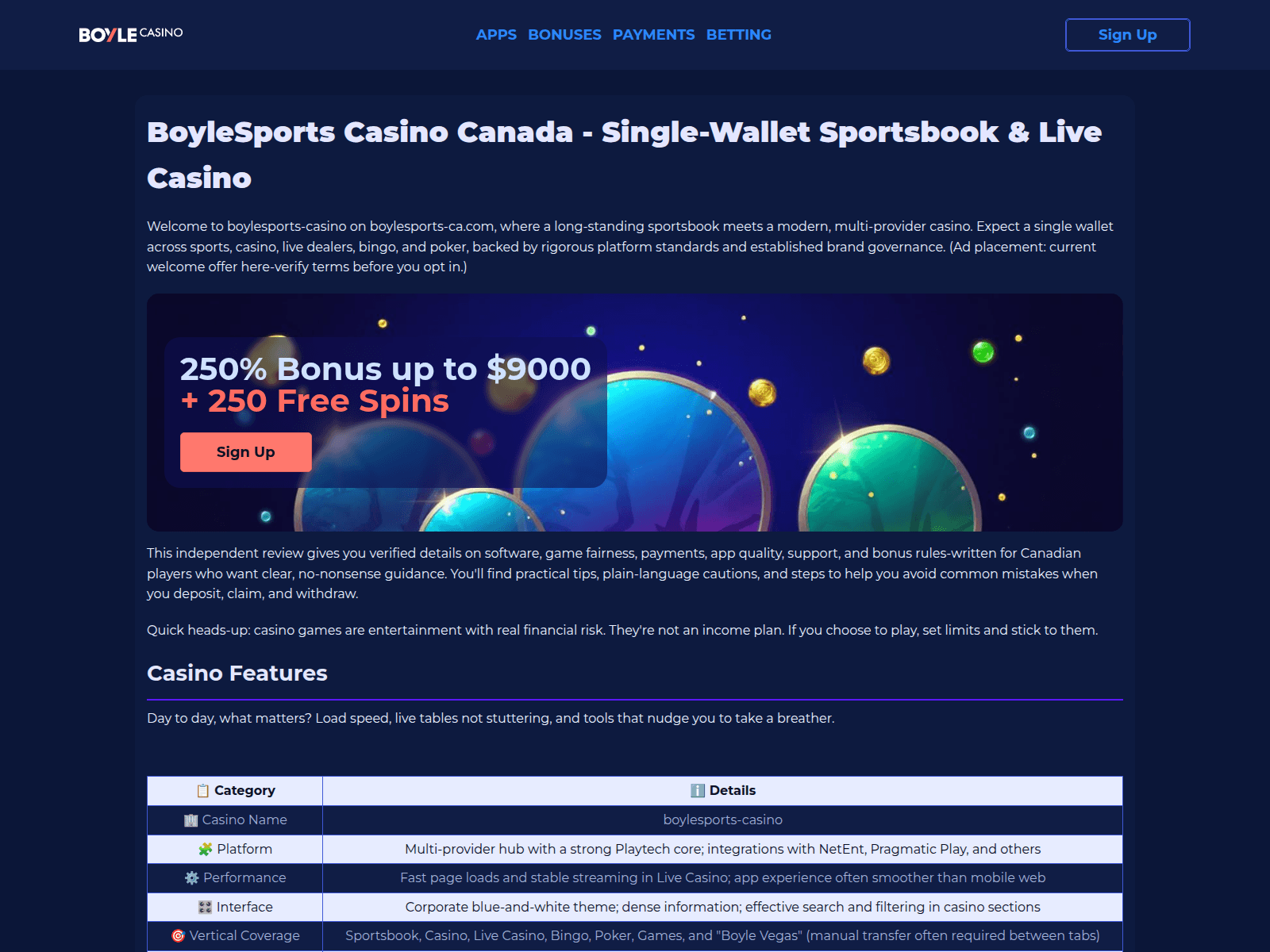 Screenshot of boylesports-ca.com