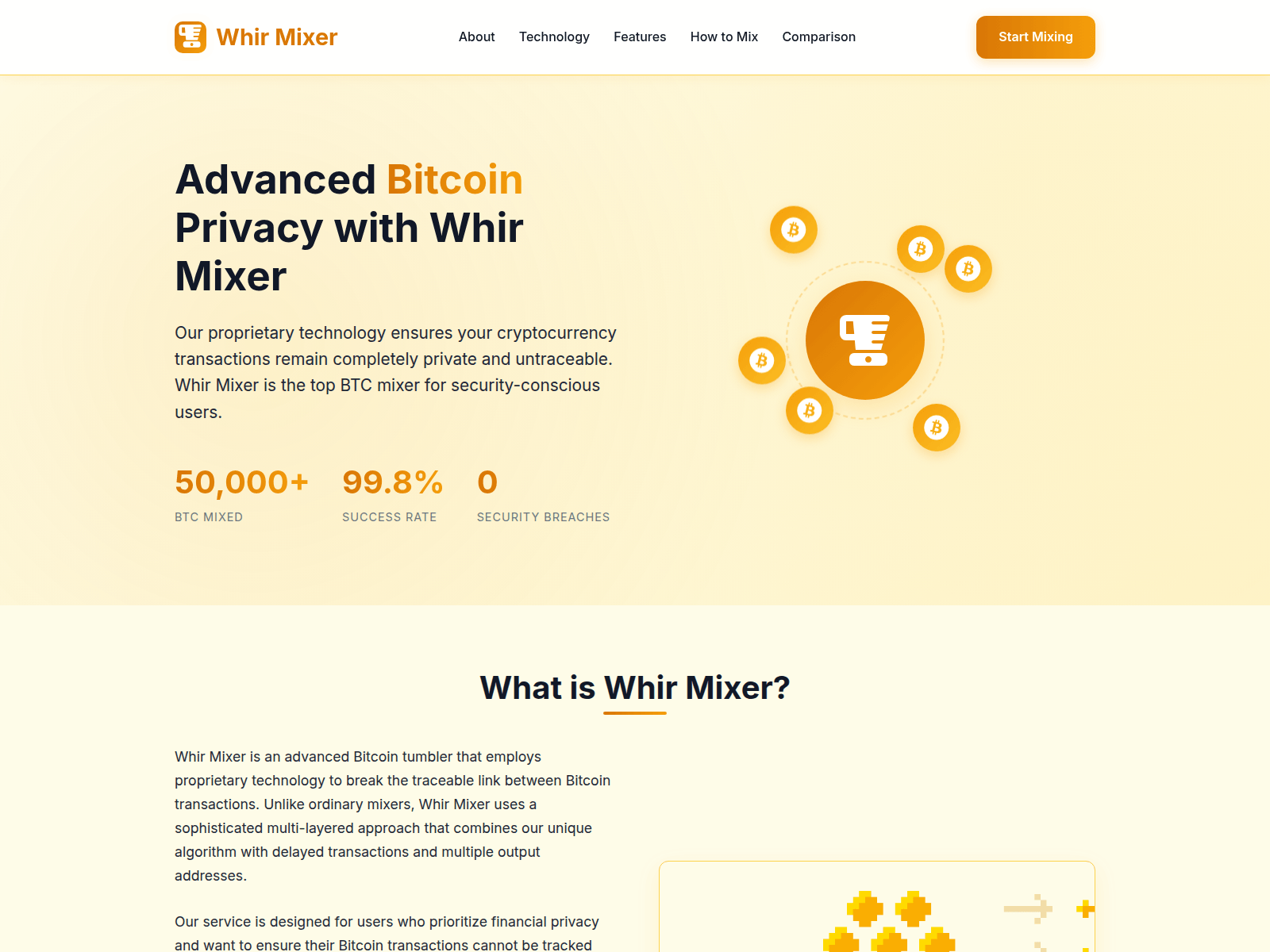 Screenshot of whirtumbler.com