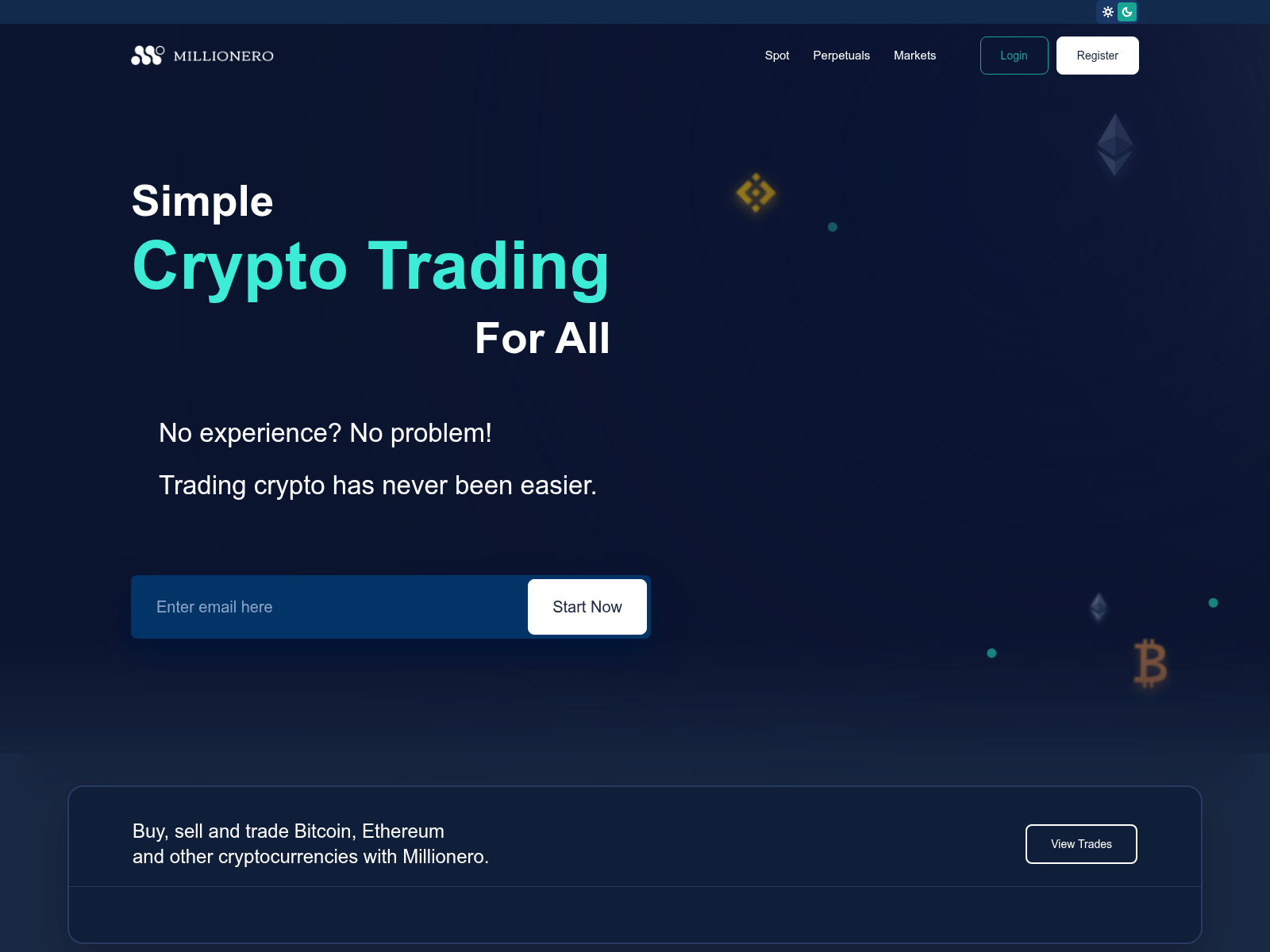 Screenshot of millionero-home-page.pages.dev