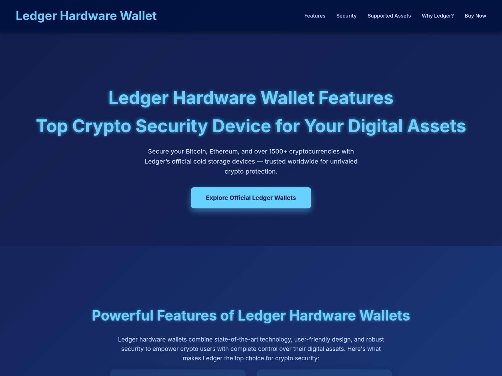 Screenshot of hrdwre-ledgar-wllt.pages.dev