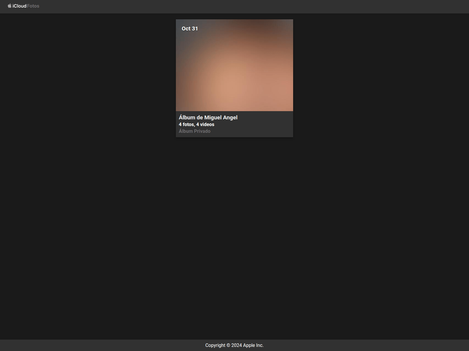 Screenshot of private-safe-media-share-icloud.pages.dev