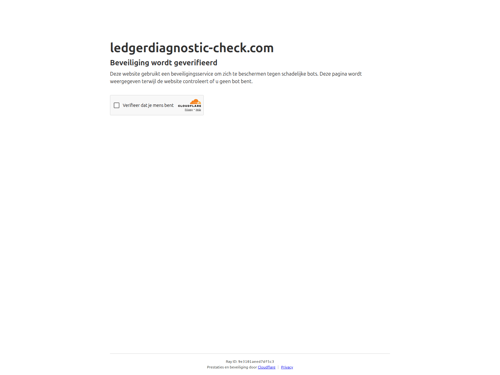 Screenshot of ledgerdiagnostic-check.com