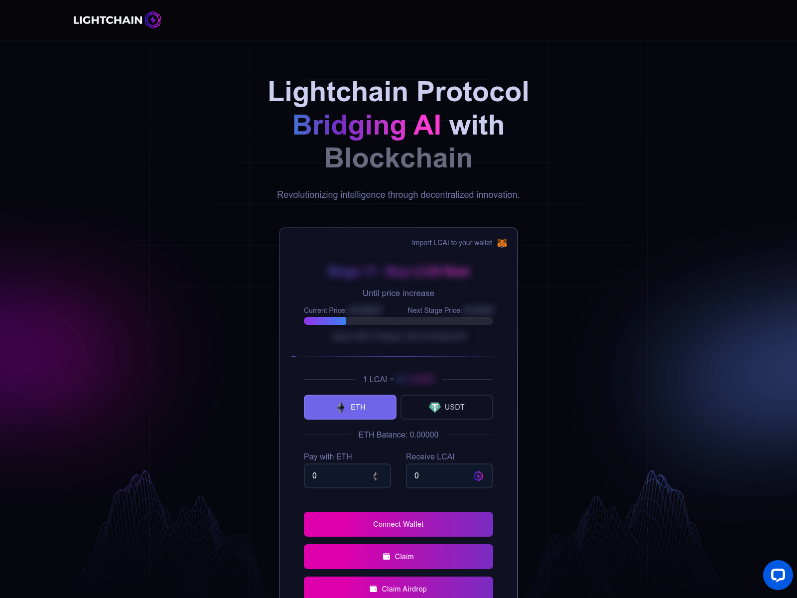 Screenshot of lightchains-ai.pages.dev